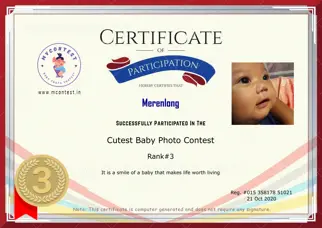 Certificate Preview
