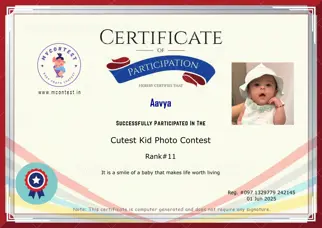 Certificate Preview
