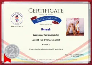 Certificate Preview