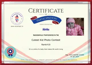 Certificate Preview