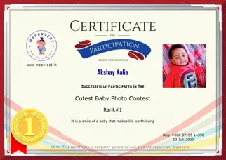 Certificate Preview