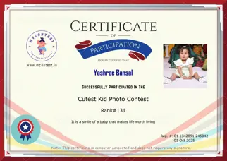 Certificate Preview