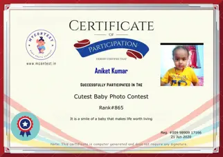 Certificate Preview