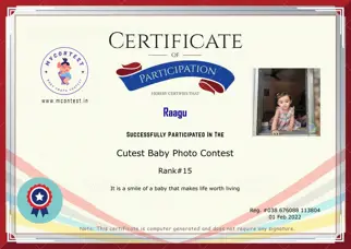 Certificate Preview
