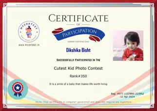 Certificate Preview