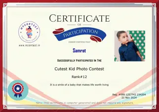 Certificate Preview