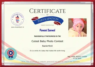 Certificate Preview