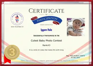 Certificate Preview
