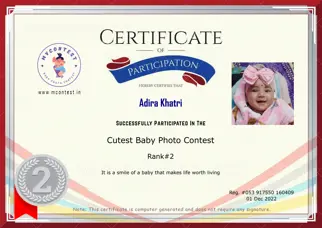 Certificate Preview