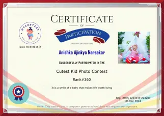 Certificate Preview