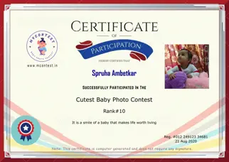 Certificate Preview