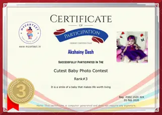 Certificate Preview