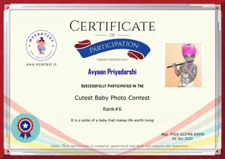 Certificate Preview