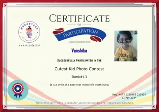 Certificate Preview