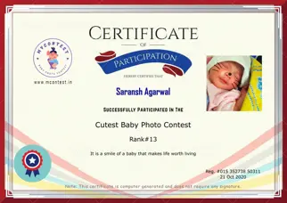 Certificate Preview