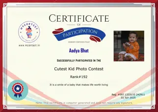 Certificate Preview