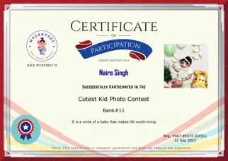 Certificate Preview