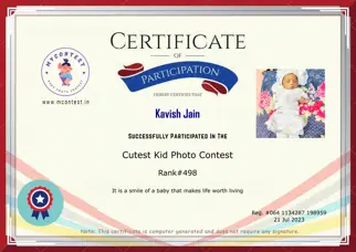 Certificate Preview
