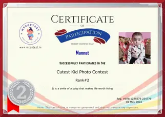 Certificate Preview