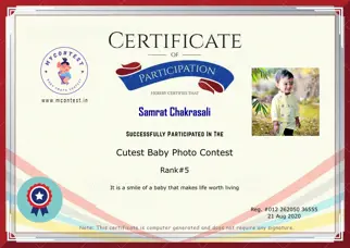 Certificate Preview