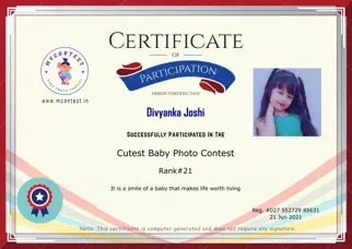 Certificate Preview