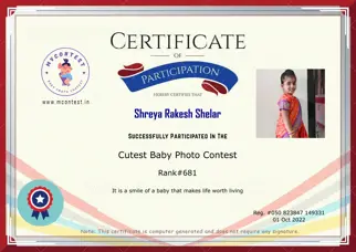 Certificate Preview