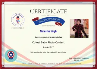 Certificate Preview