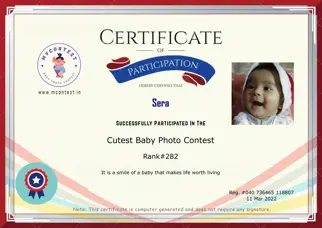 Certificate Preview