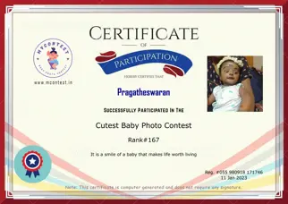 Certificate Preview