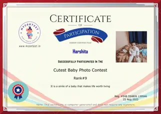 Certificate Preview