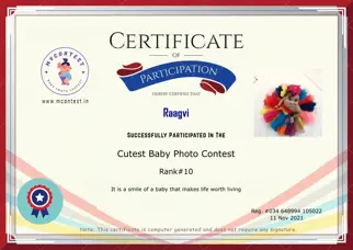 Certificate Preview