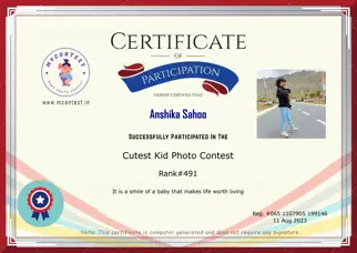Certificate Preview