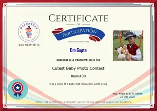 Certificate Preview