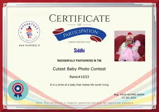 Certificate Preview