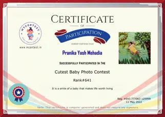 Certificate Preview