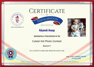Certificate Preview
