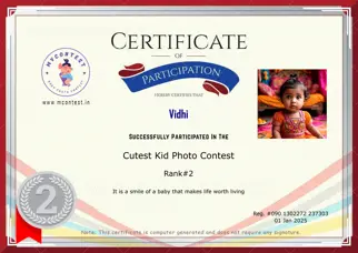 Certificate Preview