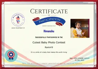 Certificate Preview