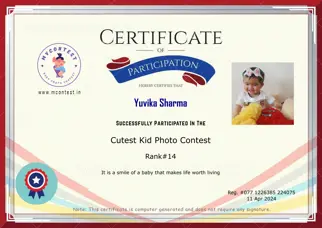 Certificate Preview