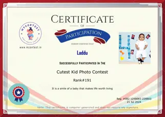 Certificate Preview