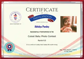 Certificate Preview