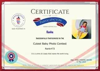 Certificate Preview