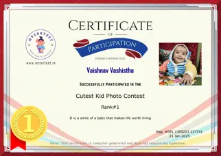 Certificate Preview