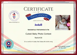 Certificate Preview