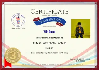 Certificate Preview