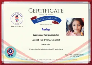 Certificate Preview