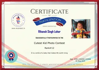 Certificate Preview