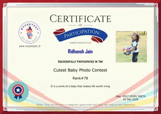 Certificate Preview