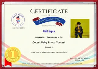 Certificate Preview