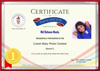 Certificate Preview